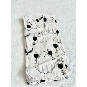 Scary Booze - ghosts with wine glasses Halloween decorative kitchen towel - Doma